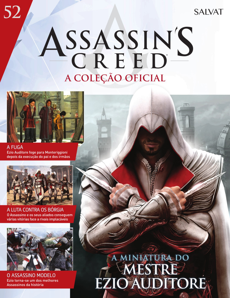 Nº52 Mestre Ezio AuditoreAssassin's Creed - A Coleção Oficial