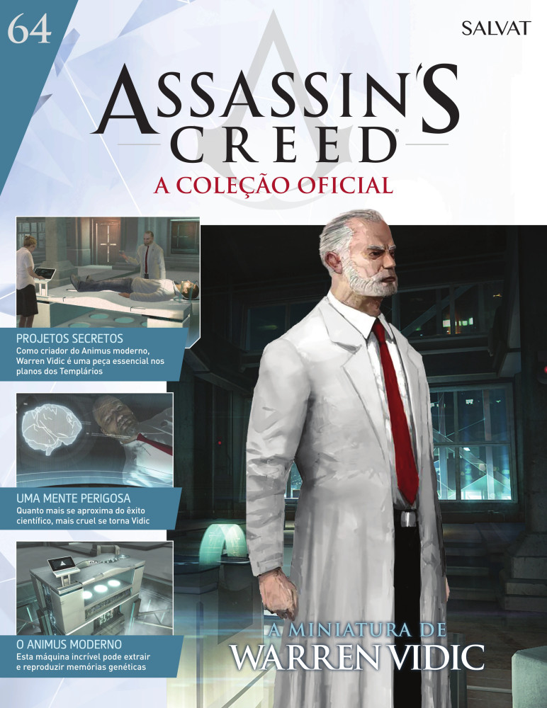 Nº64 Warren VidicAssassin's Creed - A Coleção Oficial