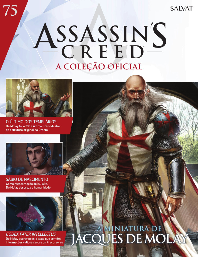 Nº75 Jacques De MolayAssassin's Creed - A Coleção Oficial