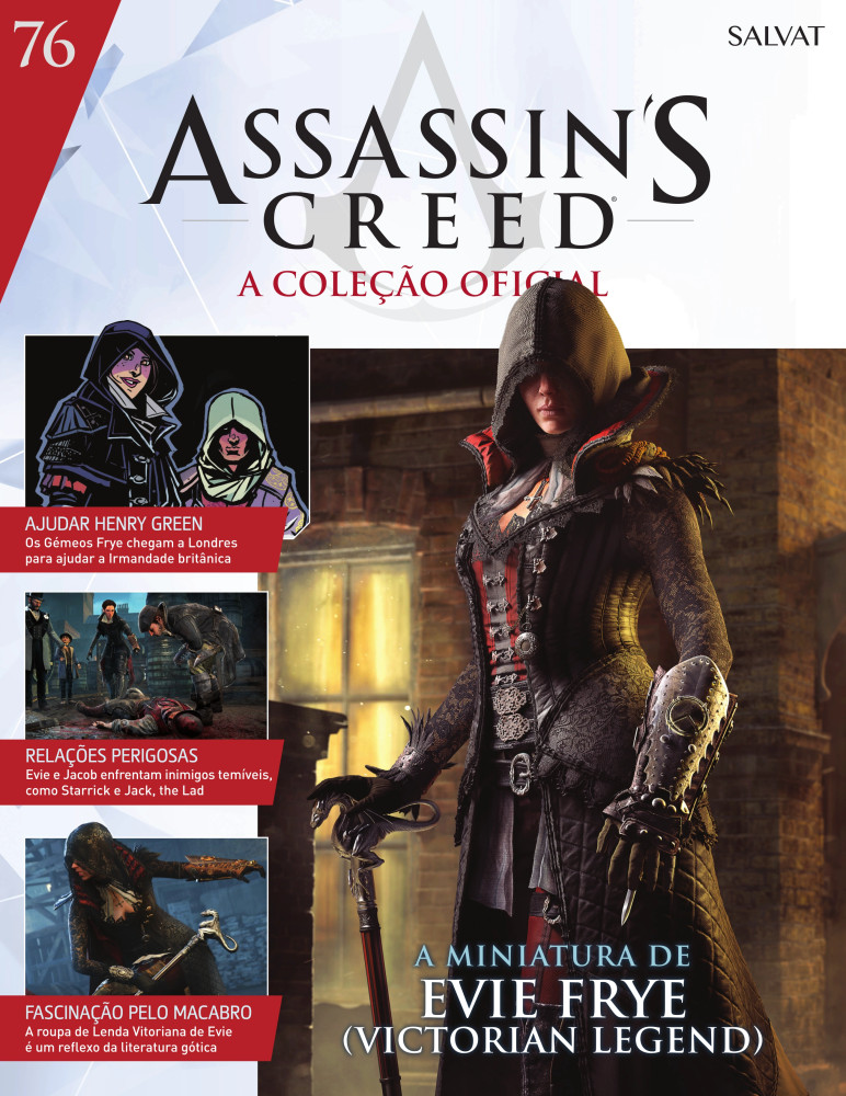 Nº76 Evie Frye (Victorian Legend)Assassin's Creed - A Coleção Oficial