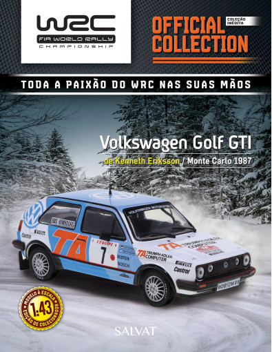 Volkswagen Golf GTI 1987 WRC Nº 43 Volkswagen Golf GTI 1987 WRC Nº 43