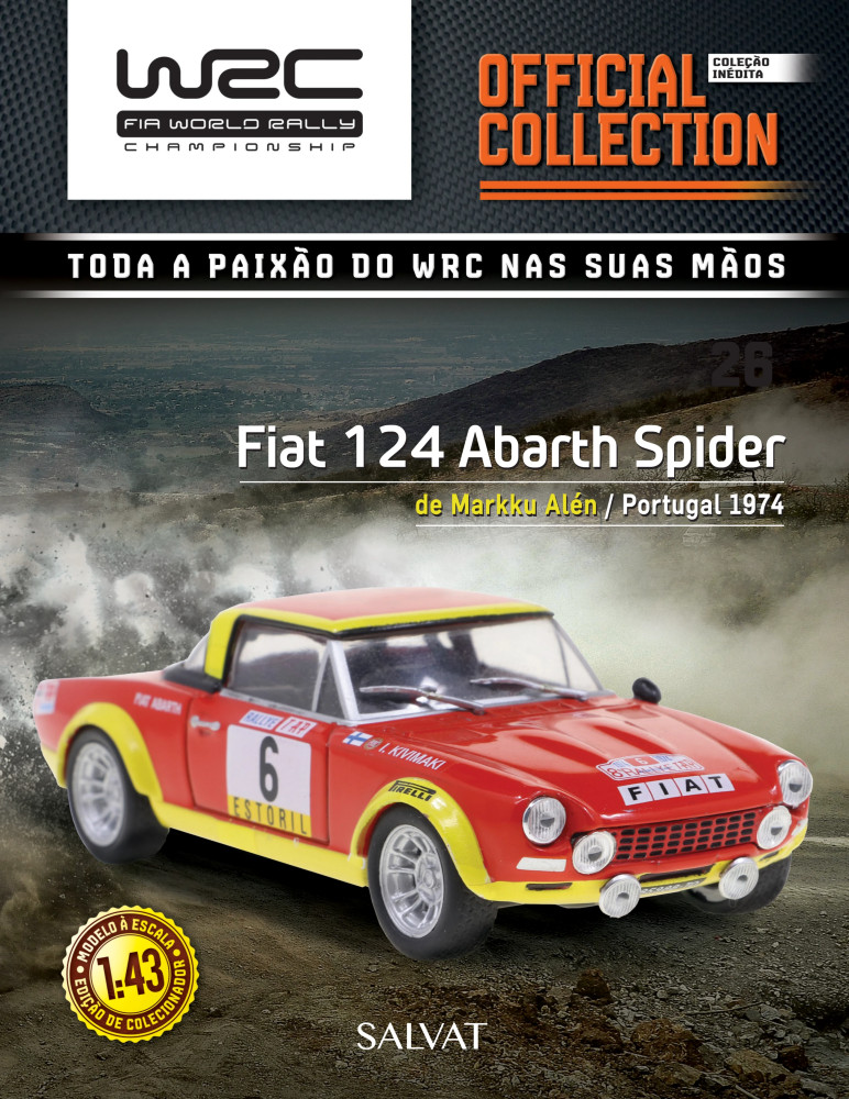 Fiat 124 Abarth Spider 1974 WRC Nº 51