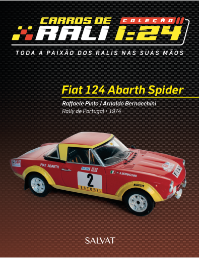 Fiat 124 Abarth Spider / Raffaele Pinto - Arnaldo Bernacchini Fiat 124 Abarth Spider / Raffaele Pinto - Arnaldo Bernacchini