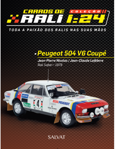 Peugeot 504 V6 Coupé / Jean-Pierre Nicolas - Jean-Claude Lefèbvre