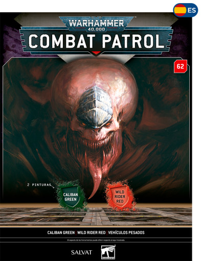 2 tintas (Caliban Green, Wild rider red)