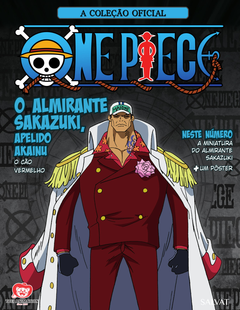 One Piece Nº 34 - O almirante Sakazuki, Apelido Akainu