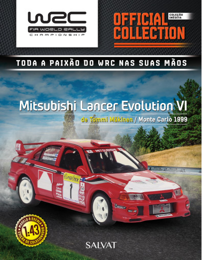 Mitsubishi Lancer Evolution VI 1999 WRC Nº 18 Mitsubishi Lancer Evolution VI 1999 WRC Nº 18