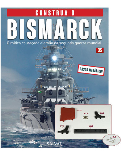 Nº 35 Uma secção da quilha e um suporte