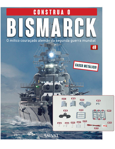Nº 40 Mastro de combate e convés dos faróis Nº 40 Mastro de combate e convés dos faróis
