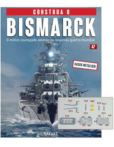 Nº 47 Montagem fi nal do mastro de combate