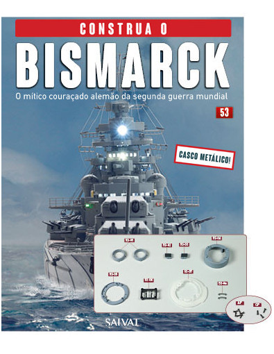 Nº 53 Montagem fi nal da segunda torre de artilharia pesada