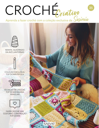 Nº31 Fazer croché sem costuras, construção top down