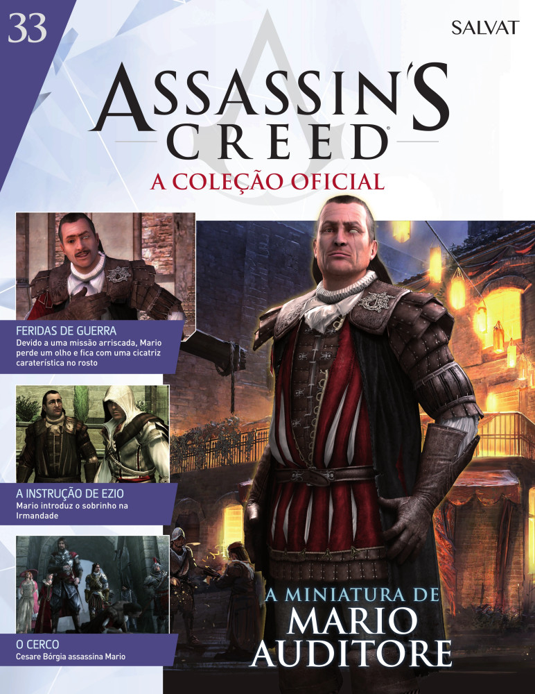 Nº33 Mario AuditoreAssassin's Creed - A Coleção Oficial