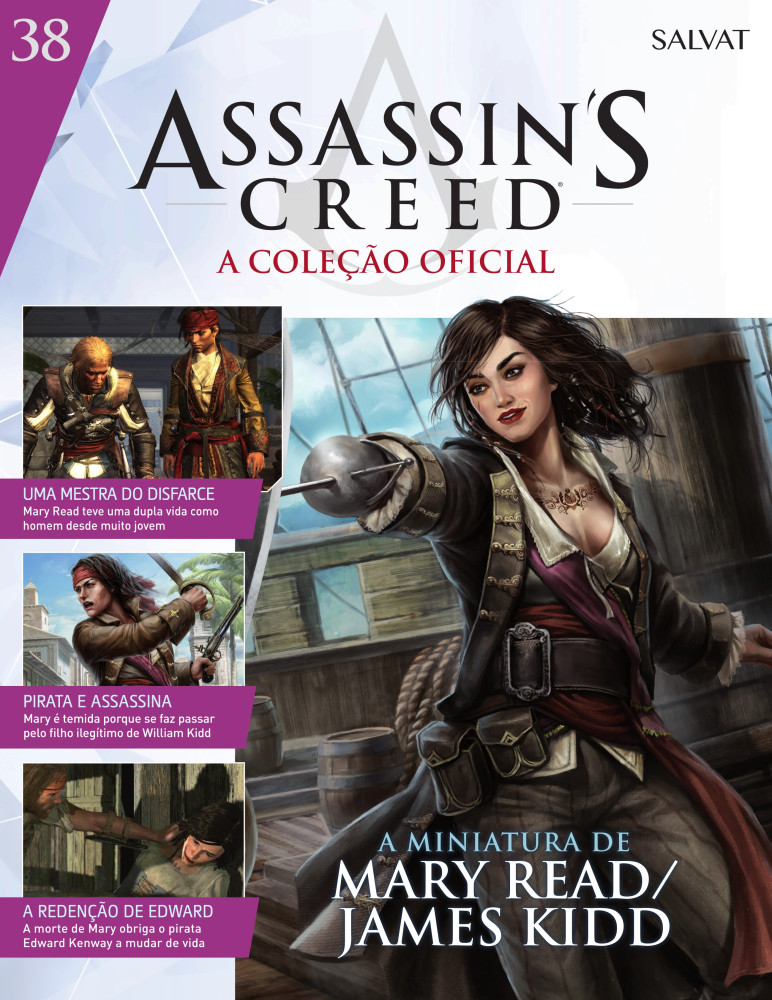 Nº38 Mary Read/ James KiddAssassin's Creed - A Coleção Oficial